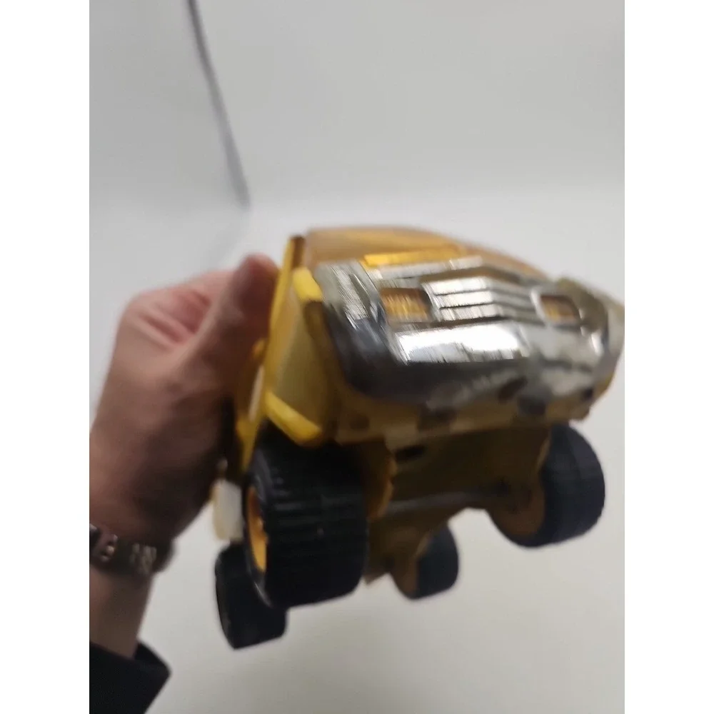 Vintage 70's Tonka Small Pressed Steel Metal Yellow 8.75